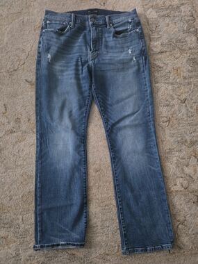 Lucky Brand Men's Straight Jeans in Faded Indigo